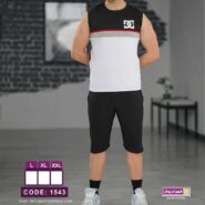 ست حلقه‌ ای و شلوارک مردانه کد 1543