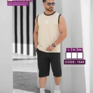 ست حلقه‌ ای و شلوارک مردانه کد 1549