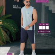 ست حلقه‌ای و شلوارک مردانه کد 1550