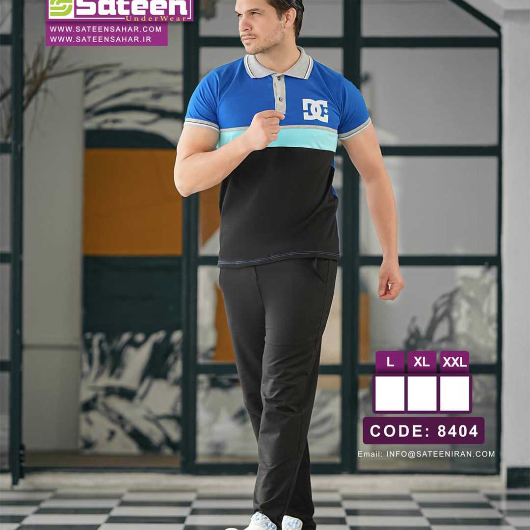 ست تیشرت و شلوار مردانه DC کد 8404