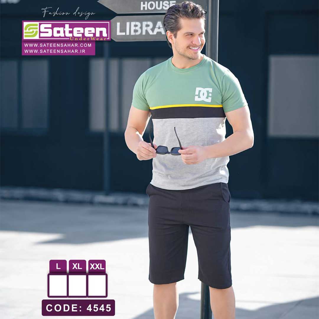 ست تیشرت و شلوارک مردانه DC